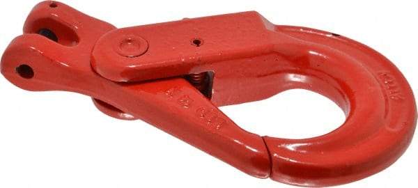 Pewag - 5/16 Inch Chain Diameter, Grade 80 Clevis Hook - 4,500 Lbs. Load Capacity, 23/64 Inch Inside Diameter, 23/64 Inch Pin Diameter, 1-37/64 Inch Hook Throat, 1-11/32 Inch Hook Width - Americas Industrial Supply