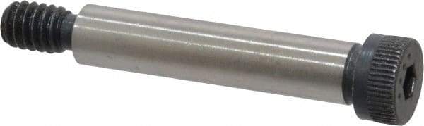 Made in USA - 5/16" Shoulder Diam x 1-1/2" Shoulder Length, 1/4-20 UNC, Hex Socket Shoulder Screw - 8 Alloy Steel, 0.419 to 0.438" Head Diam - Americas Industrial Supply