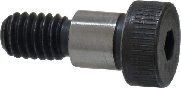 Made in USA - 3/8" Shoulder Diam x 3/8" Shoulder Length, 5/16-18 UNC, Hex Socket Shoulder Screw - 8 Alloy Steel, 0.543 to 0.562" Head Diam - Americas Industrial Supply