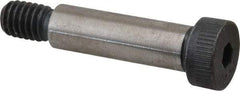 Made in USA - 3/8" Shoulder Diam x 1-1/4" Shoulder Length, 5/16-18 UNC, Hex Socket Shoulder Screw - 8 Alloy Steel, 0.543 to 0.562" Head Diam - Americas Industrial Supply