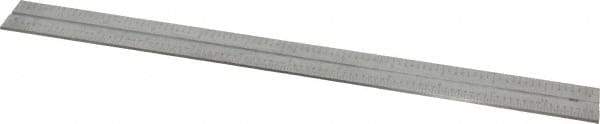 SPI - 12 Inch Long Blade, 4R Graduation Combination Square Blade - Baked Enamel Coated, 1/64, 1/32 1/16 and 1/8 Inch Graduation - Americas Industrial Supply