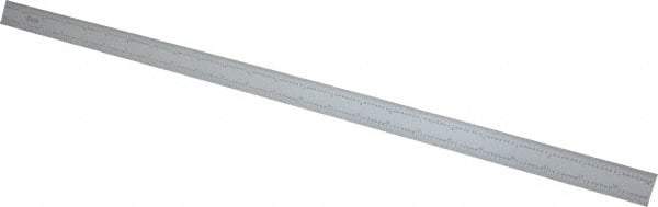 SPI - 24 Inch Long Blade, English and Metric Graduation Combination Square Blade - Baked Enamel Coated, 1/64 and 1/32 Inch Graduation, 0.5 and 1mm Graduation - Americas Industrial Supply