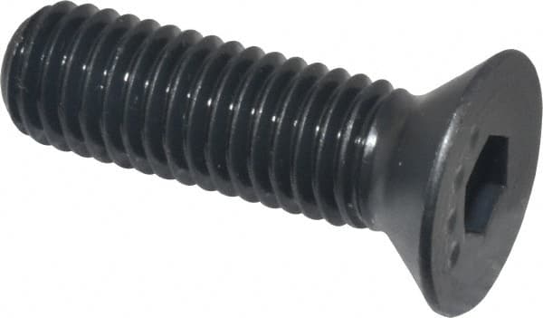 Made in USA - 1/2-13 UNC Hex Socket Drive, 82° Flat Screw - Alloy Steel, Black Oxide Finish, Fully Threaded, 1-3/4" OAL - Americas Industrial Supply