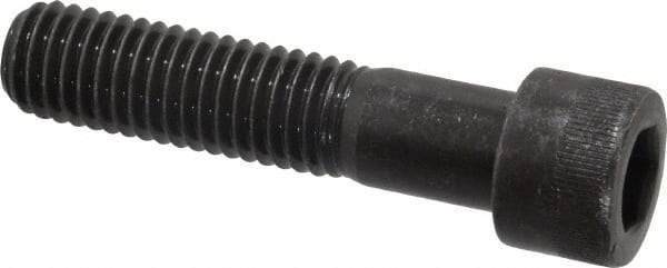 Made in USA - 1/2-13 UNC Hex Socket Drive, Socket Cap Screw - Alloy Steel, Black Oxide Finish, Partially Threaded, 2-1/4" Length Under Head - Americas Industrial Supply