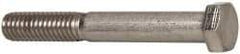 Value Collection - 3/8-16 UNC, 2-3/4" Length Under Head Hex Head Cap Screw - Partially Threaded, Grade 18-8 Stainless Steel, Uncoated, 9/16" Hex - Americas Industrial Supply