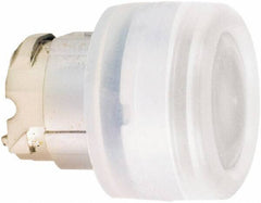 Schneider Electric - 22mm Mount Hole, Flush, Pushbutton Switch Only - Round, White Pushbutton, Nonilluminated, Momentary (MO) - Americas Industrial Supply