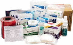 Medique - 175 Piece, 75 Person, Refill for Industrial First Aid Kit - Plastic Bag - Americas Industrial Supply