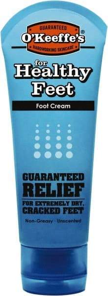 O'Keeffe's - 3 oz Moisturizing Foot Cream - Comes in Tube, Fragrance Free - Americas Industrial Supply