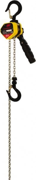 Ingersoll-Rand - 1,650 Lb Lifting Capacity, 5' Lift Height, Mini-Ratchet Lever Hoist - Made from Chain, 65 Lb Avg Pull to Lift Rated Load, 1 Chain - Americas Industrial Supply