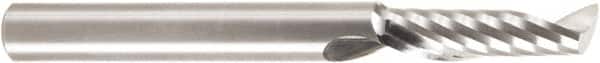 Amana Tool - 1/4" Cutting Diam x 7/8" Length of Cut, 1 Flute, Upcut Spiral Router Bit - Uncoated, Right Hand Cut, Solid Carbide, 2-1/2" OAL x 1/4" Shank Diam, 30° Helix Angle - Americas Industrial Supply