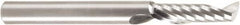Amana Tool - 1/4" Cutting Diam x 7/8" Length of Cut, 1 Flute, Upcut Spiral Router Bit - Uncoated, Right Hand Cut, Solid Carbide, 2-1/2" OAL x 1/4" Shank Diam, 30° Helix Angle - Americas Industrial Supply