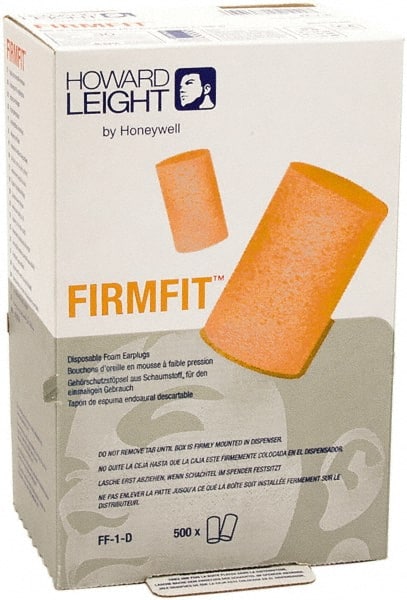 Howard Leight - Pack of 500 Pairs, Disposable, Uncorded, 30 dB, Barrel Earplugs - Americas Industrial Supply