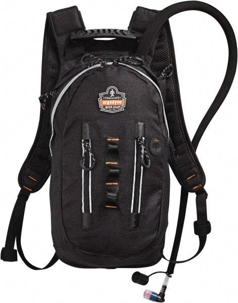 Ergodyne - Premium Cargo Black Hydration Backpack - 18 Inch Long x 10-1/2 Inch Wide x 3 Inch Deep, 70 Ounce Reservoir Capacity - Americas Industrial Supply