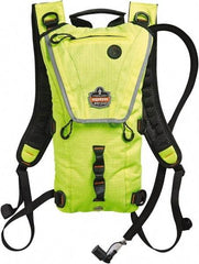 Ergodyne - Premium Low Profile Lime Hydration Backpack - 17 Inch Long x 10-1/2 Inch Wide x 2-1/2 Inch Deep, 70 Ounce Reservoir Capacity - Americas Industrial Supply