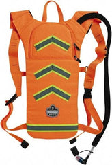 Ergodyne - Low Profile Orange Hydration Backpack - 17 Inch Long x 10-1/2 Inch Wide x 1-1/2 Inch Deep, 70 Ounce Reservoir Capacity - Americas Industrial Supply