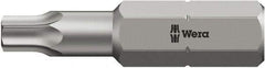 Wera - 5/16" Drive T30 Torx Screwdriver Bit - 2-3/4" OAL, Insert Bit - Americas Industrial Supply