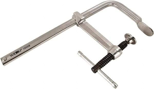 Wilton - 4-3/4" Deep Throat, 18" Max Capacity, Standard Sliding Arm Clamp - 1,800 Lb Clamping Pressure - Americas Industrial Supply