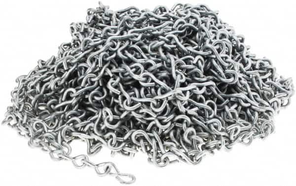 Peerless Chain - 0.135" Diam Single Jack Chain - 43 Lb Load Limit, #10 - Americas Industrial Supply