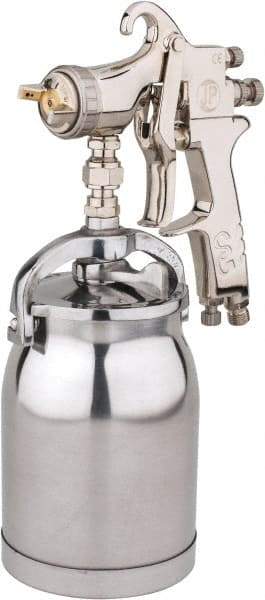 Value Collection - Pressure Feed High Volume/Low Pressure Paint Spray Gun - 32 oz Capacity, 15 to 28 psi, 7.7 to 12.4 CFM - Americas Industrial Supply