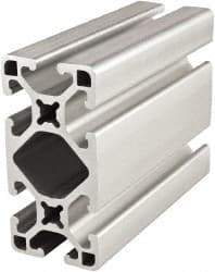 80/20 Inc. - 72 Inches Long x 1-1/2 Inches Wide x 3 Inches High, T Slotted Aluminum Extrusion - 1.695 Square Inches, Clear Anodized Finish - Americas Industrial Supply