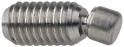 Gibraltar - 1/4-20, 1-1/2" OAL, Stainless Steel, Swivel Pad - Black Oxide Finish, 0.185" Pad Diam, 1-11/32" Thread Length, 7.5° Swivel Angle, 1/8" Hex Key - Americas Industrial Supply