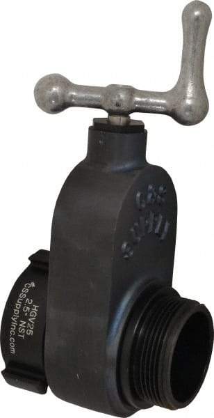 Made in USA - 2-1/2" Pipe, NST Aluminum Gate Valve - Union Bonnet - Americas Industrial Supply
