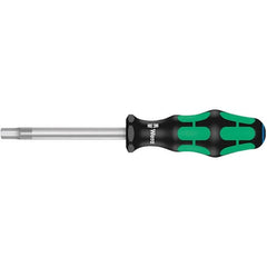 Wera - 5mm Standard Hex Driver - 80mm Blade Length, Ergonomic Cushion Grip Handle, 185mm OAL - Americas Industrial Supply
