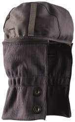 OccuNomix - Navy Blue/Black, Underneath Hard Hat Winter Liner - Long Neck Length, 2 Layer - Americas Industrial Supply