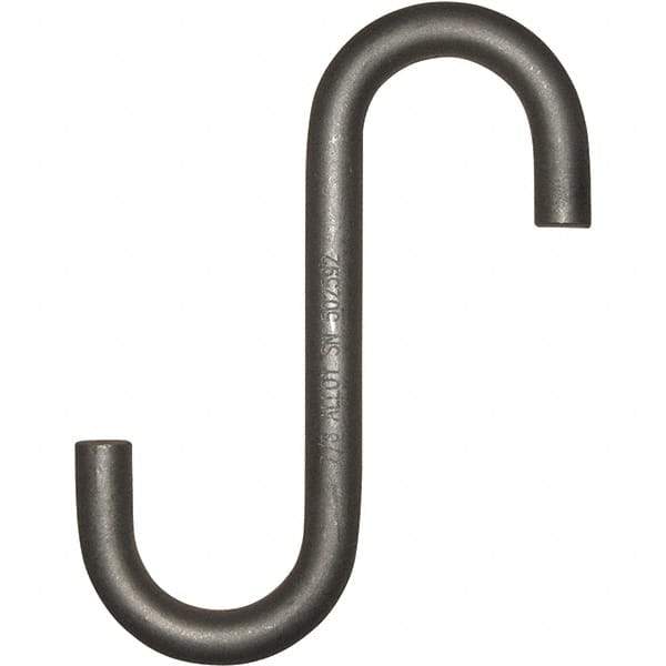 Peerless Chain - Trade Size 1", 3" Opening, Alloy Steel Shot Blasted/Rust Inhibitor S-Hook - 3,000 Lb Capacity, 1" Wire, 11" OAL - Americas Industrial Supply