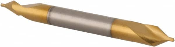 Hertel - #2/0 Plain Cut 60° Incl Angle High Speed Steel Combo Drill & Countersink - Americas Industrial Supply