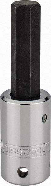 Proto - 1/2" Drive, 14mm Hex Bit Socket - 3-41/64" OAL, 1-7/8" Bit Length, Tethered - Americas Industrial Supply