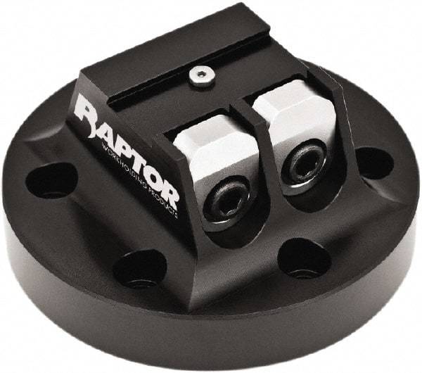 Raptor Workholding - 3/4" Jaw Width, 2" High x 4.33" Wide Dovetail Vise - For Use with 4 & 5 Axis Workholding Systems - Americas Industrial Supply