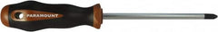 Paramount - #3, 11" OAL, Standard Phillips Screwdriver - 6" Blade Length, Round Shank, Acetate Handle - Americas Industrial Supply