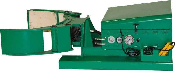 Valley Craft - 2,000 Lb Load Capacity, 30, 55 & 85 Gal Forklift Drum Handler - Steel Wheels - Americas Industrial Supply