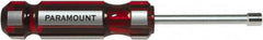 Paramount - 1/4" Solid Shaft Nutdriver - Color Coded Handle, 7-1/8" OAL - Americas Industrial Supply