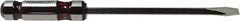 Paramount - 318mm OAL Standard Slotted Screwdriver - 203mm Blade Length, Square Shank, Acetate Handle - Americas Industrial Supply