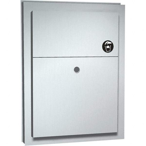 ASI-American Specialties, Inc. - Feminine Hygiene Product Receptacles Material: Stainless Steel Color: Silver - Americas Industrial Supply