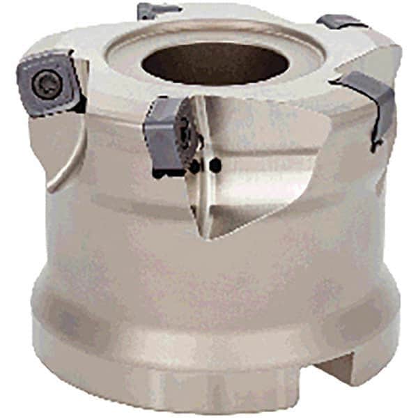 Tungaloy - 5" Cut Diam, 1-1/2" Arbor Hole, Indexable High-Feed Face Mill - Americas Industrial Supply