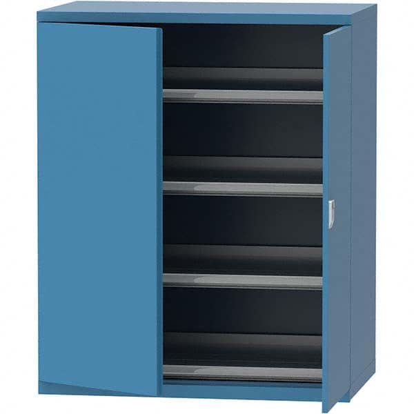 LISTA - 159 Compartment Bright Blue Steel Modular Storage Cabinet - Americas Industrial Supply