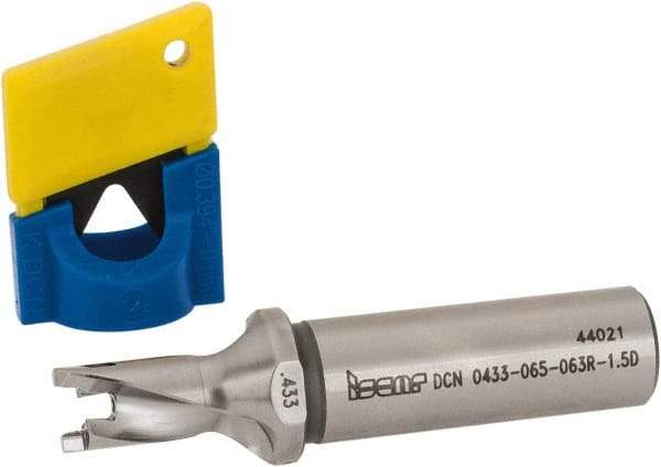 Iscar - 0.433" to 0.449" Diam, 1.5xD, 0.65" Max Depth, 5/8" Shank Diam, 3.19" OAL, Replaceable-Tip Drill - FCP, ICK, ICK-2M, ICM, ICP, iCP-2M Insert, 63103683 Toolholder, Series SumoCham - Americas Industrial Supply