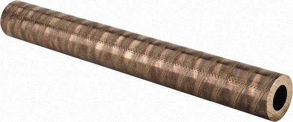 Made in USA - 1-1/2 Inch Outside Diameter x 13 Inch Long, Aluminum Bronze Round Tube - 1 Inch Inside Diameter, Alloy Aluminum Bronze (CDA 954), 5 Lb. Shipping Weight - Americas Industrial Supply