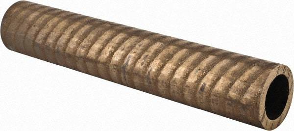 Made in USA - 2-1/4 Inch Outside Diameter x 13 Inch Long, Aluminum Bronze Round Tube - 1-3/4 Inch Inside Diameter, Alloy Aluminum Bronze (CDA 954), 7 Lb. Shipping Weight - Americas Industrial Supply