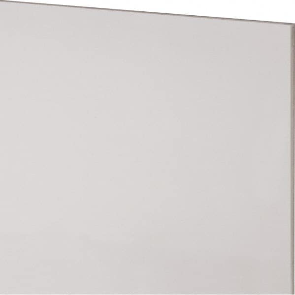 Made in USA - 1/8" Thick x 12" Wide x 4' Long, Acetal Sheet - Natural - Americas Industrial Supply