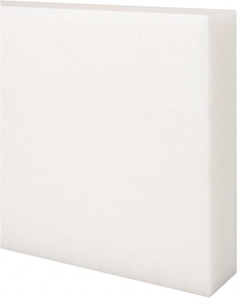 Made in USA - 1' x 6" x 1-1/2" Natural (Color) Acetal Rectangular Bar - Americas Industrial Supply