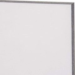Made in USA - 1/8" Thick x 24" Wide x 4' Long, Polycarbonate Sheet - Abrasion Resistant Grade - Americas Industrial Supply