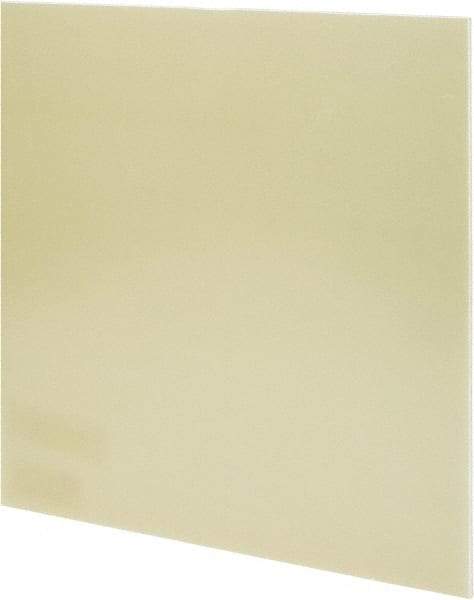 Made in USA - 1/8" Thick x 24" Wide x 3' Long, Epoxyglass Laminate (G10/F4) Sheet - Mustard Yellow, ±0.012 Tolerance - Americas Industrial Supply