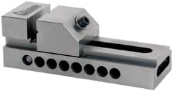 Gibraltar - 2" Jaw Width, 3-1/8" Jaw Opening Capacity, 1" Jaw Height, Toolmaker's Vise - Flat Jaw, 0.005" Parallelism, 0.005" Squareness, 5-1/2" OAL x 2" OAH - Americas Industrial Supply