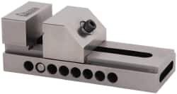 Gibraltar - 3" Jaw Width, 3-3/4" Jaw Opening Capacity, 1-3/8" Jaw Height, Toolmaker's Vise - Flat Jaw, 0.003" Parallelism, 0.005" Squareness, 7" OAL x 2-1/2" OAH - Americas Industrial Supply