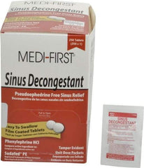 Medique - Medi-First Sinus Decongestant Tablets - Sinus Relief - Americas Industrial Supply
