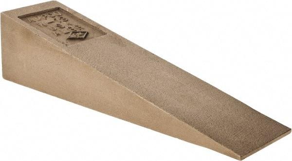 Ampco - 8" OAL Nonsparking Flange Wedge - 2" Wide x 2" High - Americas Industrial Supply